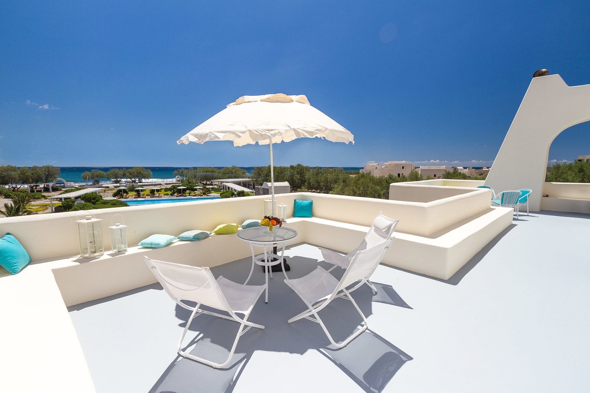 Sea Sound White Katikies Aparthotel Exomitis  Exterior photo